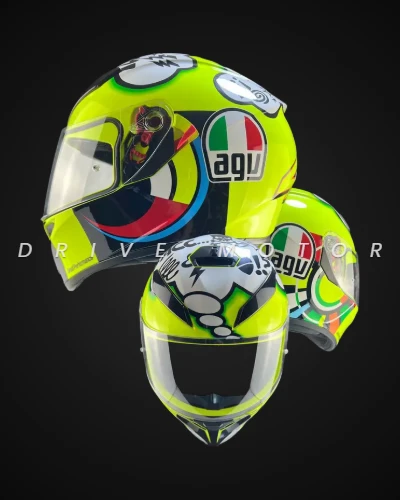 CASCO AGV K3 SV ROSSI MISANO 2015
