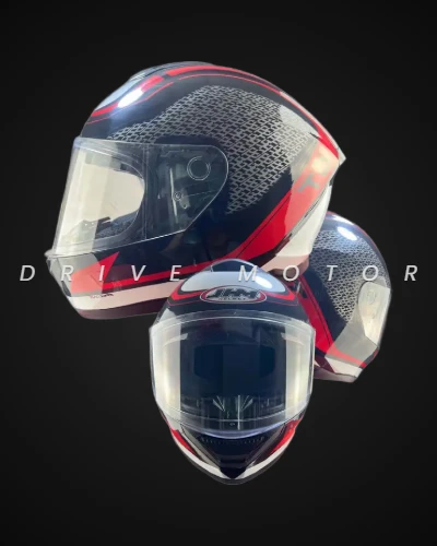 CASCO JHM Evolve Negro/Rojo