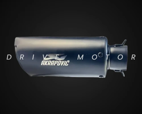 AKRAPOVIC REDONDA DISEÑO: NEGRO MATE