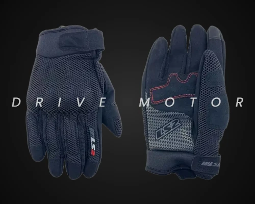 LS2 RAY MAN GLOVES BLACK