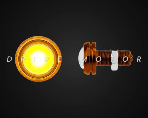 OJOS DE AGUILA LED CON ESTORBO - COLOR AMARILLO