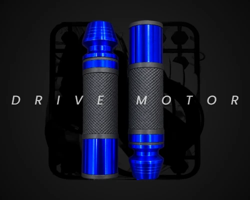 MANUBRIO MOTO ALUMINIO AZUL