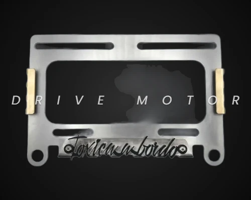 PORTA PLACA CON FRASE PERSONALIZADA - MODELO 2