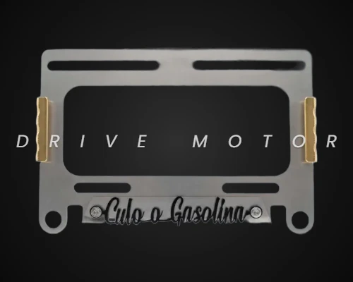 PORTA PLACA CON FRASE PERSONALIZADA - MODELO 3