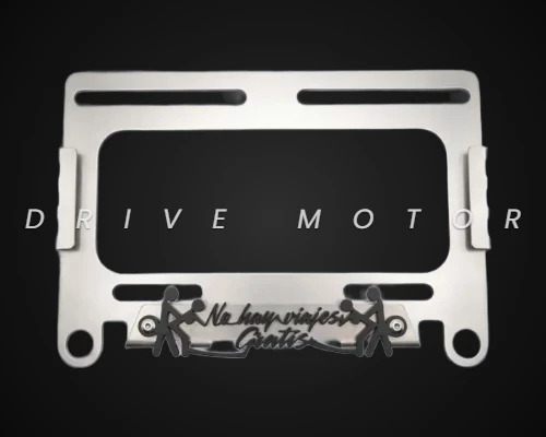 PORTA PLACA CON FRASE PERSONALIZADA - MODELO 4