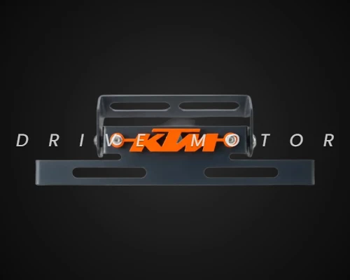 SOPORTE ABATIBLE PARA PLACA - KTM ANARANJADO