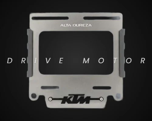 PORTA PLACA - KTM NEGRO