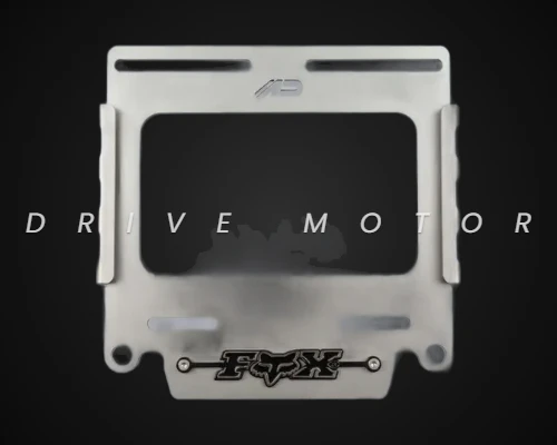 PORTA PLACA - FOX NEGRO