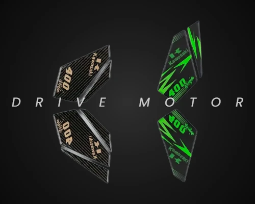 PROTECTOR DE TANQUE PARTE LATERAL - DISEÑO KAWASAKI NINJA 400